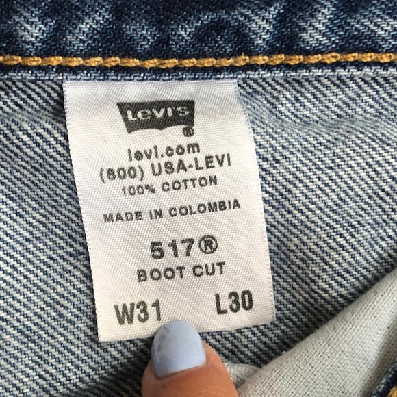 High-rise medium wash bootcut levi's jeans - Picture 4 of 4